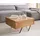 DeLife Couchtisch Kayu Beige Akazie 60 x 40 cm