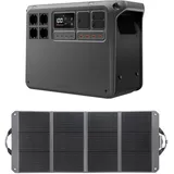 (MPPT-Adapter selbst bereitstellen)DJI Power 2000 Tragbare Powerstation 2048 Wh, 3000W Solar Generator mit 1 x 120W Solarpanel(Zignes), Notstromaggregat für Zuhause, Camping.