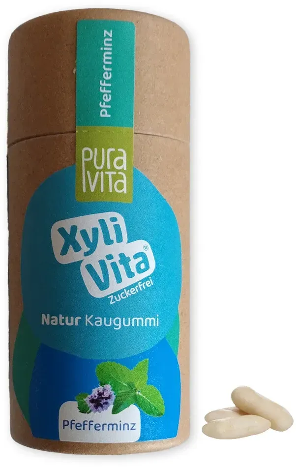 XyliVita® NATUR Kaugummi Pfefferminz (60Stck.)
