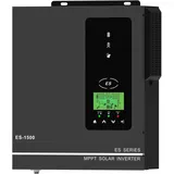 Anern 1500W Hybrid Wechselrichter Solar 24V DC auf 220V/230V AC mit 80A MPPT Solarregler Max. PV-Eingang 150V, Arbeit mit 24V Blei-Säure und Lithium Batterien