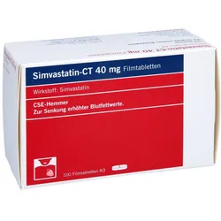 Simvastatin-ct 40 mg Filmtabletten 100 St