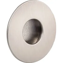 Muschelgriff Geometric rund - Edelstahl Effekt