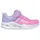 SKECHERS Sola Glow Ombre Deluxe Kinder Pink/Weiß 21