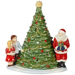 Villeroy & Boch Weihnachtsfigur »Dekofigur Santa am Baum Christmas Toys bunt« Villeroy & Boch bunt