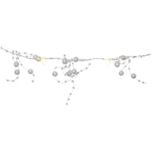 Star Trading LED Lichterkette Draht 1,9 m Weiß