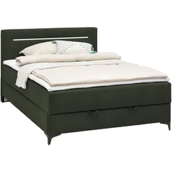Boxbett Jerry in Olivgrün ca. 140x200cm