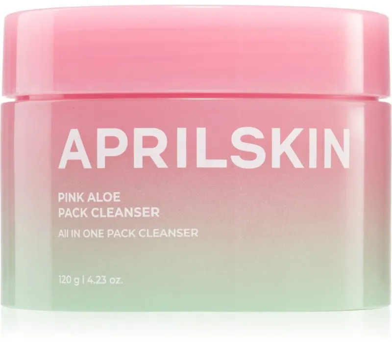 APRILSKIN Pink Aloe Pack Cleanser Balsam zum Abschminken und Reinigen mit feuchtigkeitsspendender Wirkung 120 g