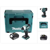 Makita DTD 155 G1J Akku Schlagschrauber 18 V 140 Nm 1/4" Brushless + 1x Akku 6,0 Ah + Makpac - ohne Ladegerät