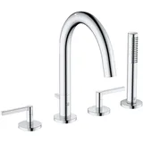 Kludi Nova Fonte Puristic Wannenfüll- und Brausearmatur Chrom