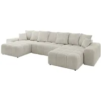 WOHNLANDSCHAFT ENIL-U 401x189x68 Creme Cord