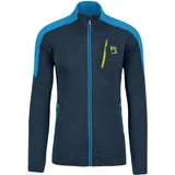 Karpos Puez Fleece Mit Durchgehendem Reißverschluss - Midnight / Diva Blue - 2XL