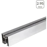 Basic Alu Solarprofil 40x40 Nut 8 / Nut 10 silber Montageprofil - Länge: 2,95 Me...