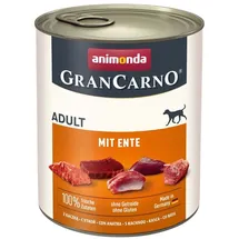 Animonda GranCarno Adult with Duck 800 g mit Ente für adulte Hunde