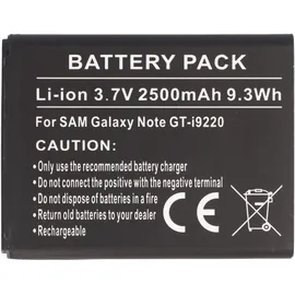 AccuCell Akku passend für Samsung Galaxy Note, Samsung GT-i9220, Samsung GT-N7000, EB6152