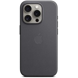 Apple Feingewebe Case mit MagSafe für iPhone 15 Pro schwarz