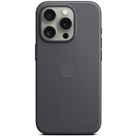 Apple Feingewebe Case mit MagSafe für iPhone 15 Pro schwarz