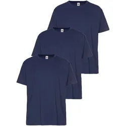T-Shirt, mit Rundhalsausschnitt, Gr. M (48/50), navy, navy, navy, , 42846915-M