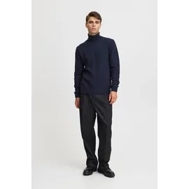 CASUAL FRIDAY Rollkragenpullover CASUAL FRIDAY "Strickrollkragenpull CFKarl", Herren, Gr. L, blau (navy blazer), Obermaterial: 80% Wolle WO. 20% Polyamid PA., Pullover Rollkragenpullover