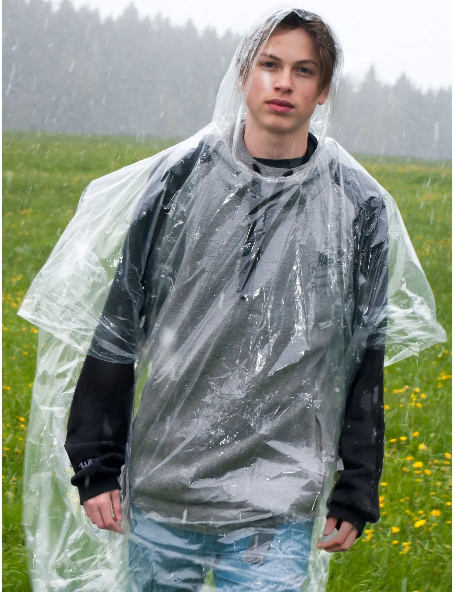 Origin Festival Notfall-Poncho Einheitsgröße biologisch abbaubar
