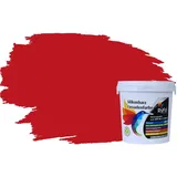 RyFo Colors Silikonharz Fassadenfarbe Lotuseffekt Trend Chinarot 1l - bunte Fassadenfarbe, weitere Rot Farbtöne und Größen erhältlich, Deckkraft Klasse 1