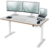 Leitz Schreibtisch 140x80cm Weiß