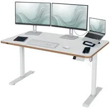 Leitz Schreibtisch 140x80cm Weiß
