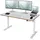 Leitz Schreibtisch 140x80cm Weiß