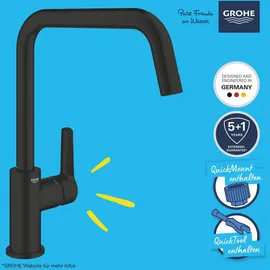 Grohe Start Einhebelmischer Schwarz Matt