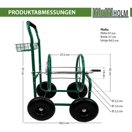 Trutzholm Schlauchwagen Premium 92x57x78 cm grün