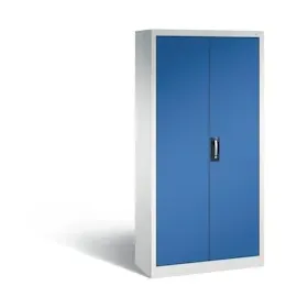 C+P CP Stahlschrank C 2000 Acurado 9260-000 S11311 lichtgrau, enzianblau 93,0 x 40,0 x 195,0 cm, aufgebaut