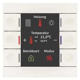 MDT Smart 86 Taster mit Farbdisplay und Temperatursensor