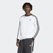 adidas 3-Stripes Longsleeve Tee weiß S