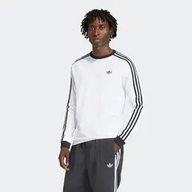 adidas 3-Stripes Longsleeve Tee weiß S
