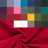 Polarfleece Meterware antipilling - Fleecestoff weich/kuschelig - Kuschelfleece Uni - Polyesterfleece - Winterstoff - 50 x 150 cm, Farbe: 015 rot