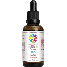 sinoplasan gmbh Vitamin B12 TRIO 1000 μg mit Methylfolat Tropfen 50 ml