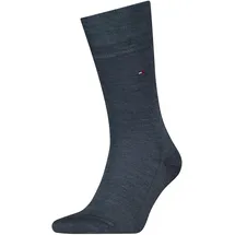 Tommy Hilfiger TH MEN SOCK 1P PREMIUM WOOL 45-46 Grau/Blau