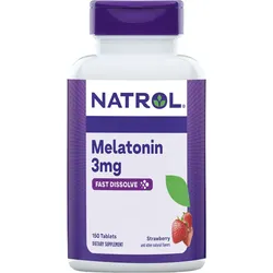 Melatonin Fast Dissolve Erdbeer 3 mg Tabletten (150 Tabletten)