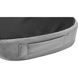 Powerton Orthopädisches Kissen, druckfeste Kunststoffspitze, ergonomisch, schwarz, Schaum mit Memory-Effekt,