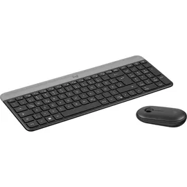 Logitech MK470 Slim Wireless Combo DE Set grafit