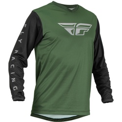 Fly Racing F-16 2023 Motocross Jersey, schwarz-grün, Größe 2XL für Männer