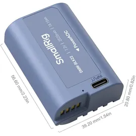 SmallRig DMW BLK22 (Kamera Akku), Kamera Stromversorgung, Blau