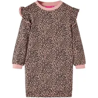 vidaXL Pulloverkleid Mittelrosa 116