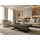 WFL GROUP Cavetta Dunkelgrau Holzoptik 120 x 80 x 76 cm