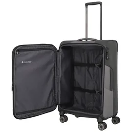 Travelite Viia 4-Rollen Cabin 67 cm / 70 l grau/mehrfarbig
