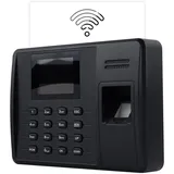 H HDWR Hardware for business HDWR TimeClock-200NWEPI Zeiterfassung, WiFi, Web, P2P, bis zu 1000 Mitarbeiter, Fingerabdruckprüfung, RFID-Karte, 12 V, USB, LAN
