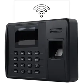 H HDWR Hardware for business HDWR TimeClock-200NWEPI Zeiterfassung, WiFi, Web, P2P, bis zu 1000 Mitarbeiter, Fingerabdruckprüfung, RFID-Karte, 12 V, USB, LAN