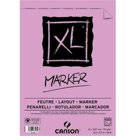 Canson Canson, Heft + Block, Zeichenblock Marker (A3, Harter Einband)