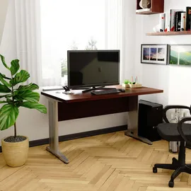 akord furniture factory Pc-schreibtisch Akord Bm135 In Der Farbe Wenge B135 X H76 X T60 Cm