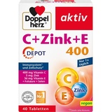 Doppelherz Aktiv Vitamin C + Zinc + E Tabletten 40 St.