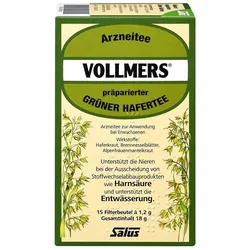 Vollmers Präparierter Grüner Hafertee Fi 15 St